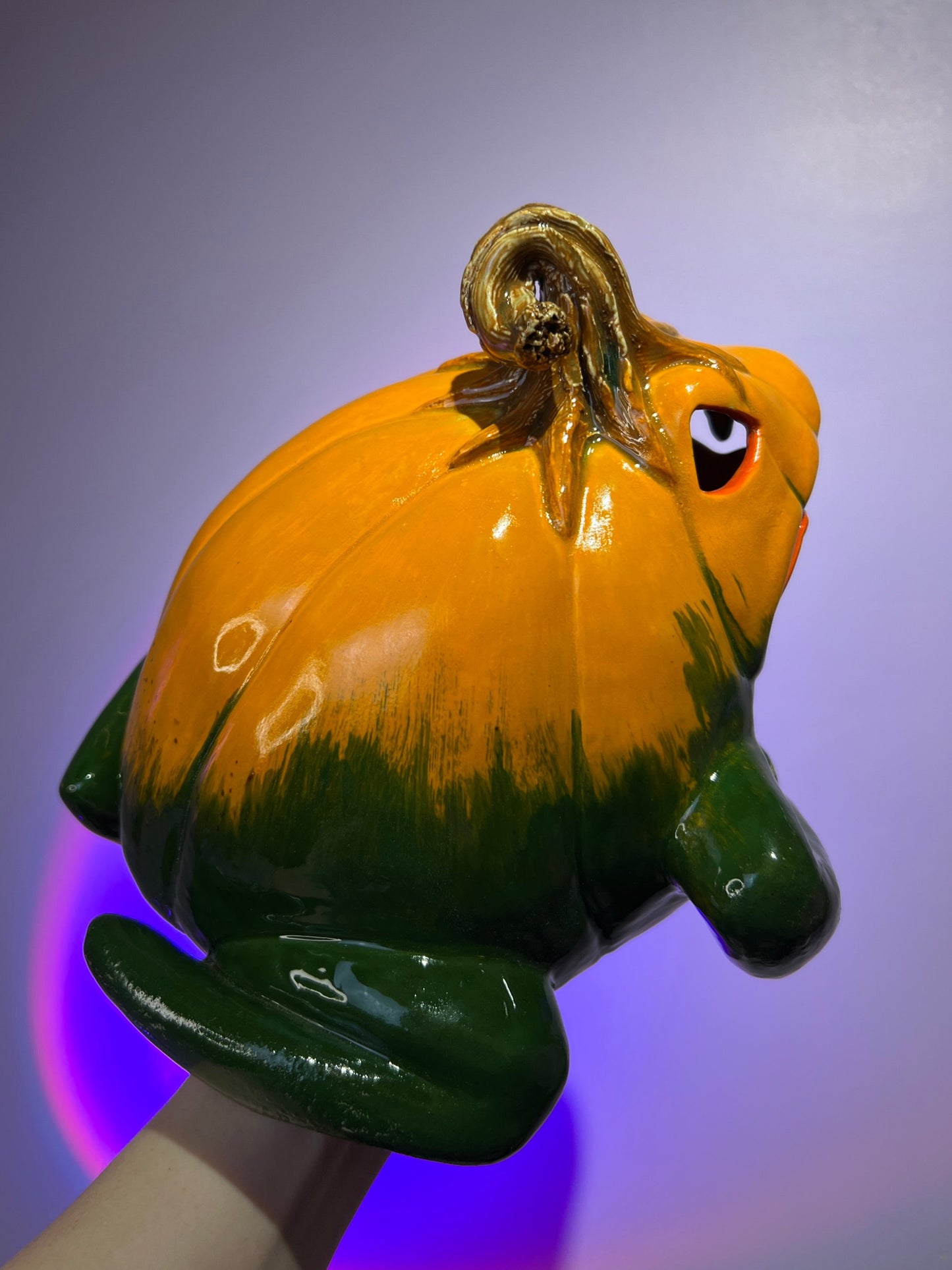 Patchard the Pumpkin Frog