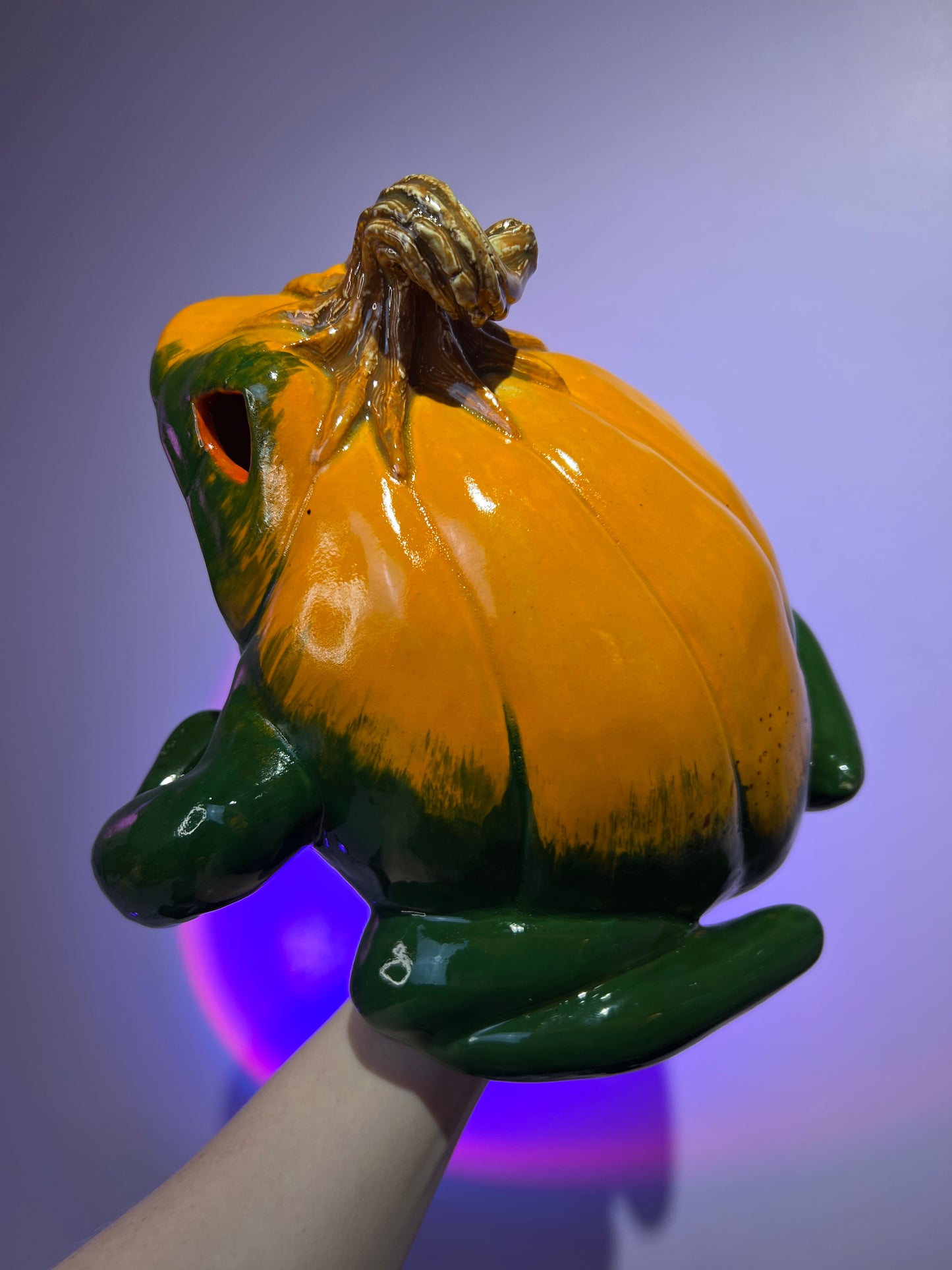 Patchard the Pumpkin Frog