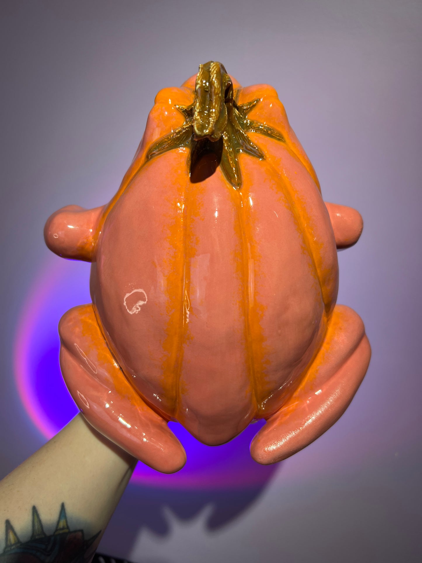 Glowe the Pumpkin Frog